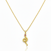18K Real Gold Dragon Necklace