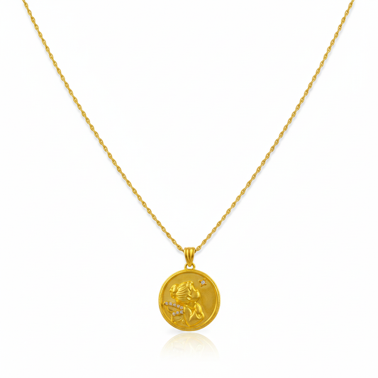 18k Gold Luxurious Fairy Necklace