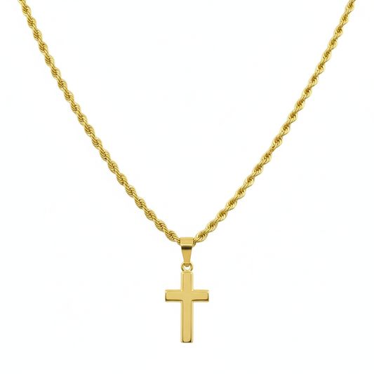 18k Gold Shimmering Necklace