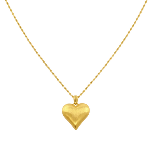 18k Gold Ivana Heart Necklace