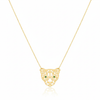 18K Real Gold Tiger Necklace