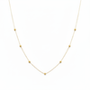 18K Gold 7 Balls Necklace