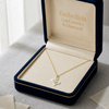 18k Gold Mother of Pearl Butterfly Necklace