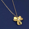 18K Real Saudi Gold Frivole Flower Necklace 018