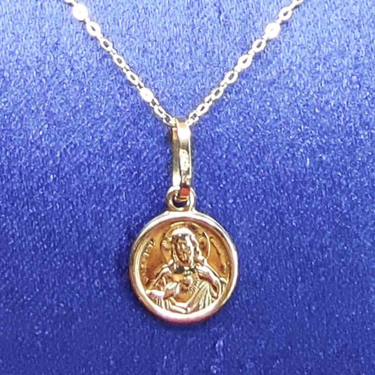 18K Real Saudi Gold Religious Necklace 002 - Embellish Gold