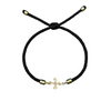 18K Real Gold Cross Lucky Charm Bracelet