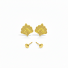18K Real Gold Peacock Earrings