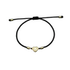 18K Real Gold Heart Style Lucky Charm Bracelet