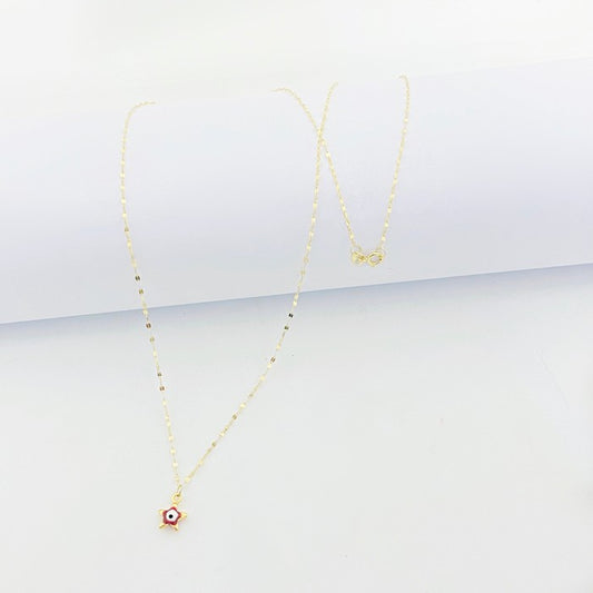 18K Real Gold VCA Mirror chain Set - Embellish Gold