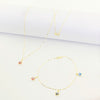 18K Real Gold VCA Mirror chain Set - Embellish Gold
