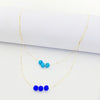 18K Real Gold Double Layer Swarovski Necklace