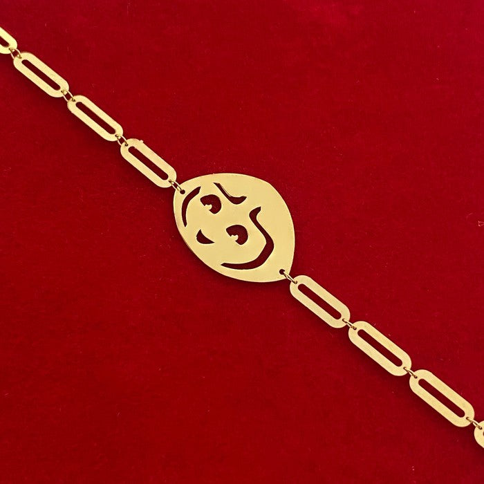 18K Real Gold Dora Kids Bracelet