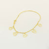 18K Real Gold Double Heart Kids Bracelet