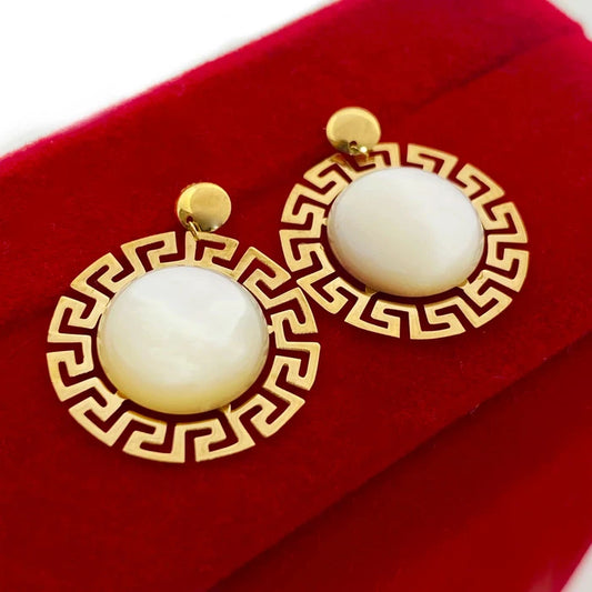 Versace Stone Earrings