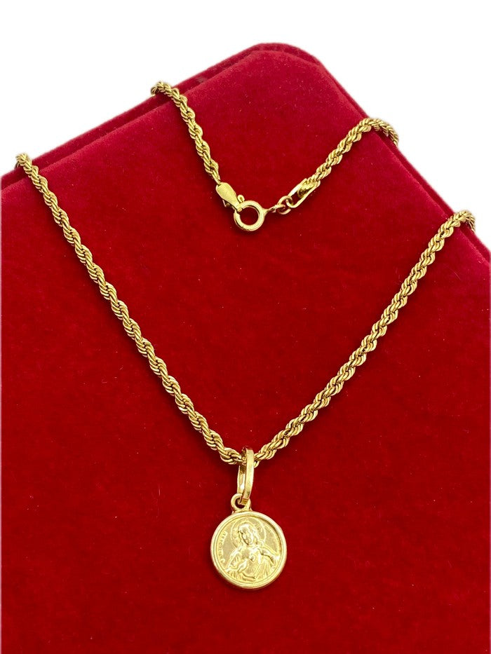Jesus 18K Gold Necklace - Embellish Gold