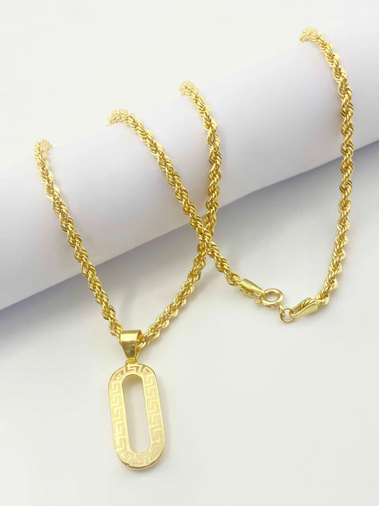 18k Gold Inspired Design Necklace