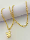 18-karat gold Dolphin Necklace - Embellish Gold