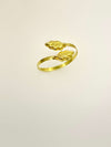 18K Real Gold Leaf Ring - Embellish Gold
