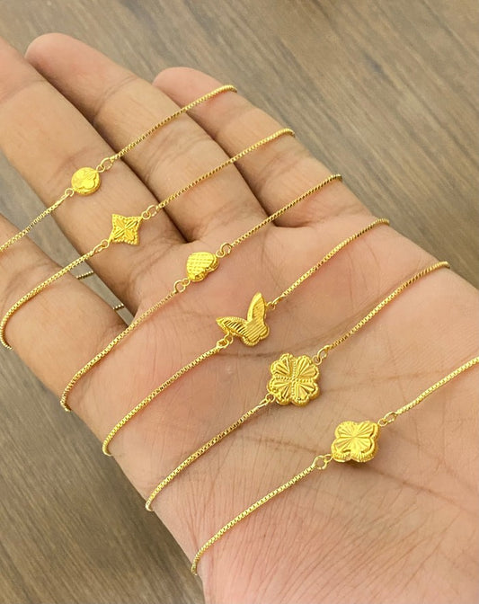 Clove bracelet 18K Gold Pendant With 18K Gold Plated Chains - Embellish Gold