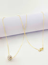18K Real Gold Swarovski necklace Gold - Embellish Gold
