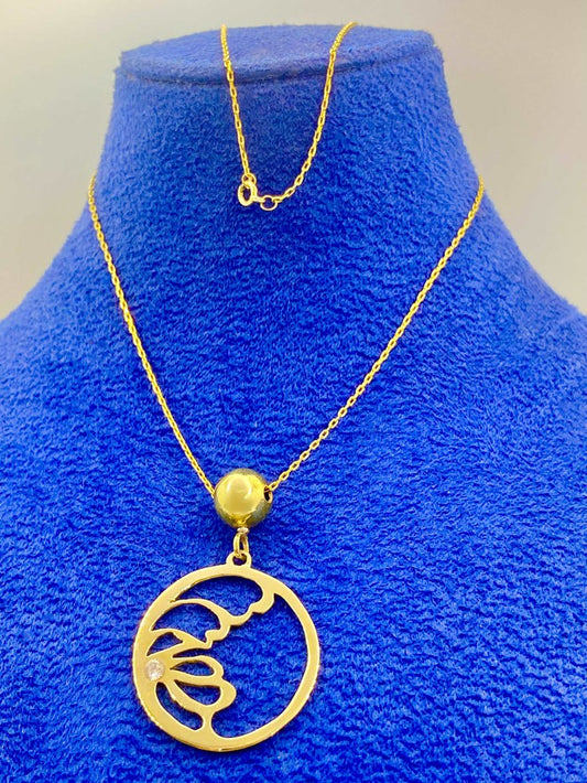 18k gold clove necklace - Embellish Gold