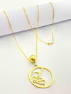 18k gold clove necklace - Embellish Gold