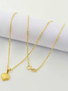 18K Real Gold Heart Necklace - Embellish Gold