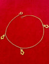 18K Real Gold 3 palm bracelet - Embellish Gold