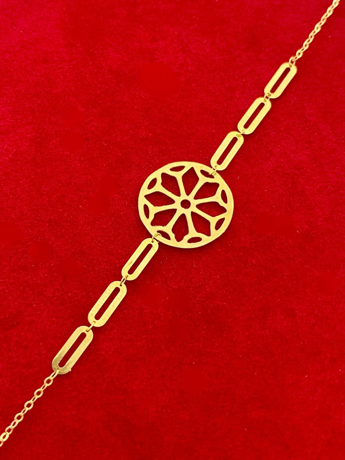 18K Real Gold Sun with paper clip - Embellish Gold