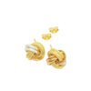 18K Real Gold Loveknot Earrings - Embellish Gold