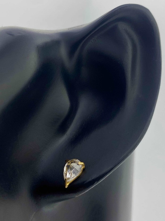 18k Real Gold bvlgari stone earrings - Embellish Gold