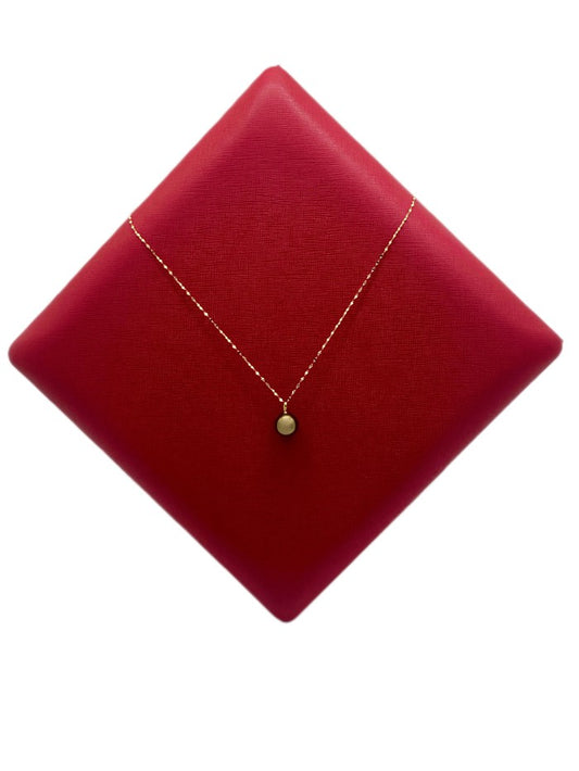 18k Real Gold Black pearl necklace - Embellish Gold