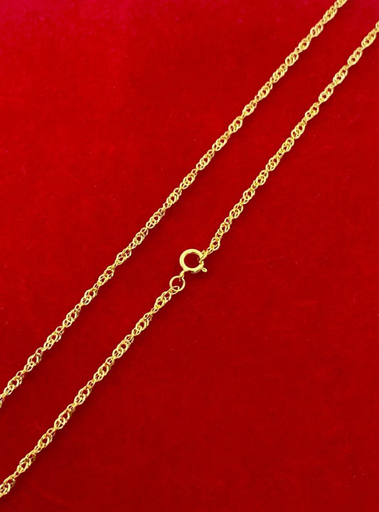 18k Real Gold Disco Chain - Embellish Gold