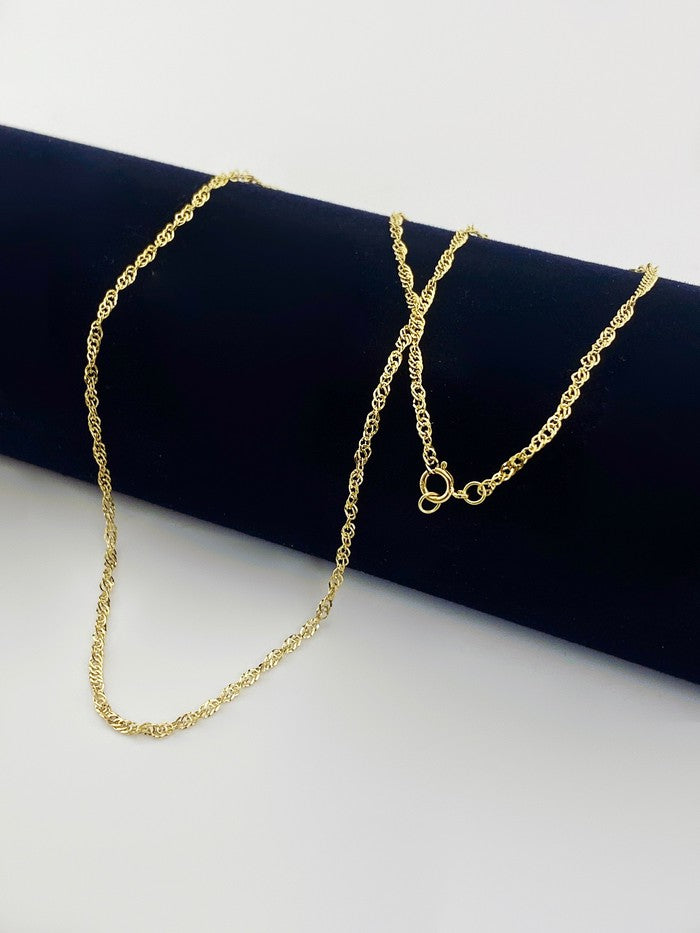 18k Real Gold Disco Chain - Embellish Gold