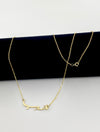 18k Real Gold Handmade customize Arabic Love necklace. - Embellish Gold