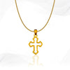 18K Gold Cross Necklace – A Symbolic Marvel In Gold Necklace For Women - Embellish Gold