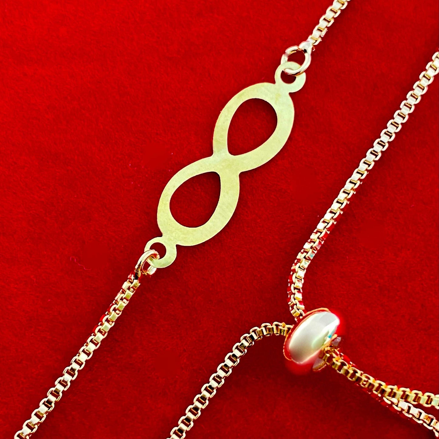 18K Real Gold Pendant With Thread Adjustable Chains Gold Plated - Embellish Gold