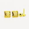 18 Karat Real Gold Earrings 1.19