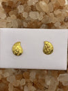 18 Karat Real Gold Earrings 1.23