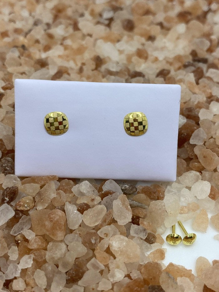 18 Karat Real Gold Earrings 1.16 - Embellish Gold