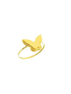 18k gold ring with butterfly - Embellish Gold
