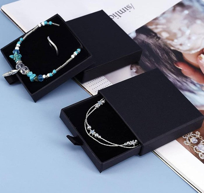 Necklace /Earring /Bangle Box - Embellish Gold