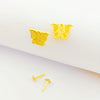 18k Gold Butterfly Earrings