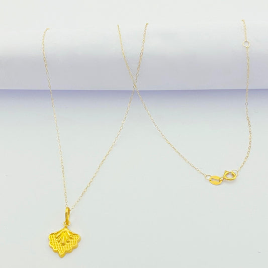 18K Real Gold Peacock Necklace - Embellish Gold