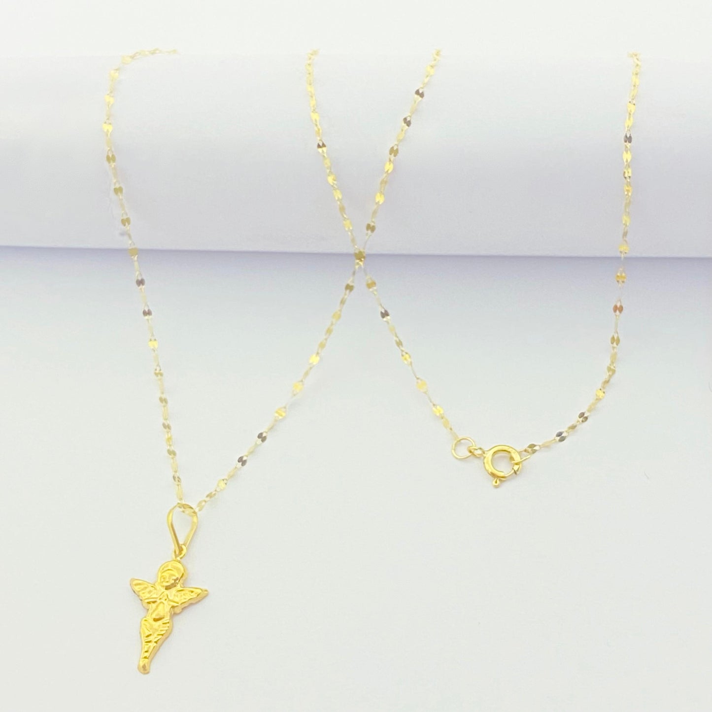 18k Gold Jesus Necklace