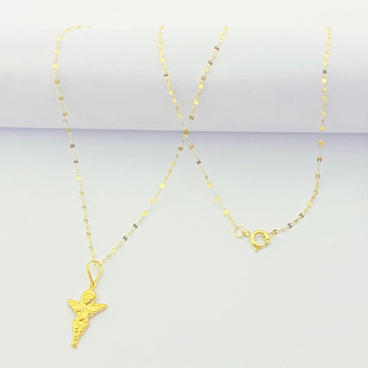 18K Real Gold Jesus Necklace - Embellish Gold