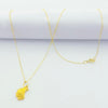 18k Gold Angle Fur Necklace