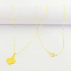 18k Gold Four Petals Necklace