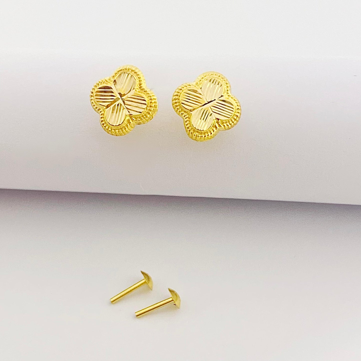 18k Gold VC Earrings