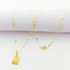 18k Gold Maze Necklace